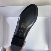Chanel Women Ballet Flats Aged Calfskin-Black G26250 (1)