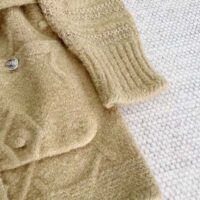 Chanel Women CC Waist Tied Long Sleeved Knitted Sweater (1)