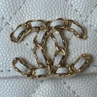 Chanel Women Clutch with Chain Grained Shiny Calfskin Gold Tone Metal (1)