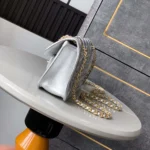 Chanel Women Mini Flap Bag Metallized Braided Calfskin Gold Tone Metal