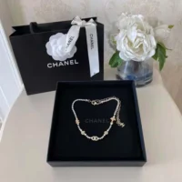 Chanel Women Necklace Metal Resin Glass Pearls & Strass (1)