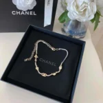 Chanel Women Necklace Metal Resin Glass Pearls & Strass
