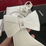 Chanel Women Sandals Lambskin-White G46193B18985NACCU