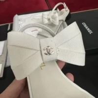 Chanel Women Sandals Lambskin-White G46193B18985NACCU (1)