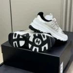 Chanel Women Sneakers Laminated Calfskin Suede Calfskin-Light Gray G46609