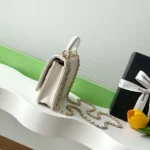 Chanel Women Wallet On Chain Lambskin Imitation Pearls Gold Metal-White