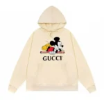 Gucci Men GUCCI x Disney Mickey Logo Printed Hoodie
