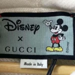 Gucci Men GUCCI x Disney Mickey Logo Printed Hoodie