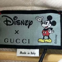 Gucci Men GUCCI x Disney Mickey Logo Printed Hoodie (1)