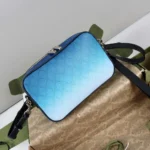 Gucci Unisex Chroma Liten Axelväska - Mörkblå 835691