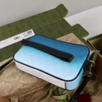 Gucci Unisex Chroma Liten Axelväska - Mörkblå 835691