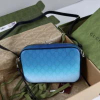 Gucci Unisex Chroma Small Crossbody Bag-Dark blue 835691 (1)
