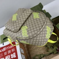 Gucci Unisex Medium Backpack with Print-Dark Green 834466 (1)