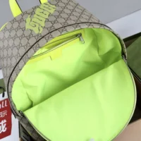 Gucci Unisex Medium Backpack with Print-Dark Green 834466 (1)