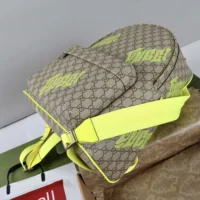 Gucci Unisex Medium Backpack with Print-Dark Green 834466 (1)