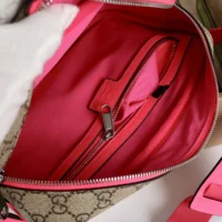 Gucci Unisex Medium Crossbody Bag with Print-Pink 839380 (1)