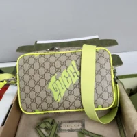 Gucci Unisex Medium Crossbody Bag with Print-Yellow 839380 (1)