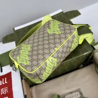 Gucci Unisex Medium Crossbody Bag with Print-Yellow 839380 (1)