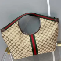 Gucci Women Giglio Large Tote Bag-Dark Brown 853971 (1)