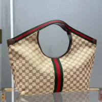 Gucci Women Giglio Large Tote Bag-Dark Brown 853971 (1)