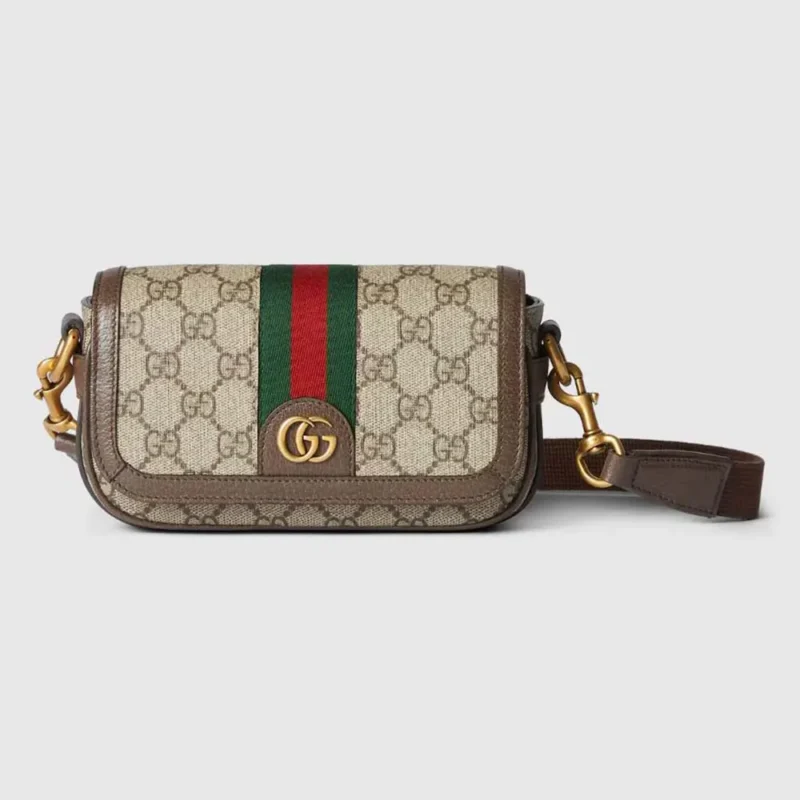 Gucci Women Ophidia Mini Bag-Brown 795466FABIA9741