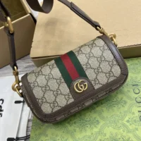Gucci Women Ophidia Mini Bag-Brown 795466FABIA9741 (1)