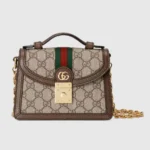 Mini sac à main Gucci Ophidia pour femme - Marron 696180