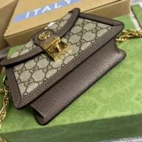 Gucci Women Ophidia Mini Top Handle Bag-Brown 696180 (1)