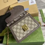 Mini sac à main Gucci Ophidia pour femme - Marron 696180