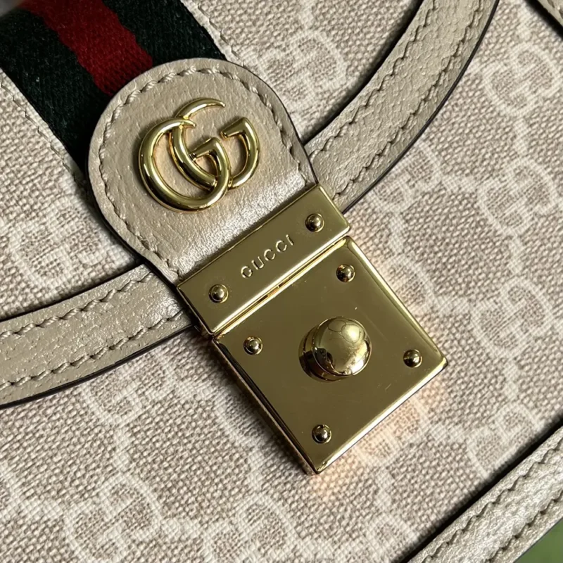 Gucci Women Ophidia Mini Top Handle Bag-White 696180