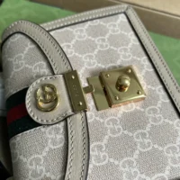 Gucci Women Ophidia Mini Top Handle Bag-White 696180 (1)