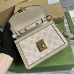 Gucci Ophidia Mini Väska med Topphandtag för Damer - Vit 696180
