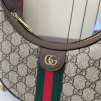 Gucci Women Ophidia Small Shoulder Bag-Brown 838463 (1)