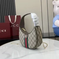 Gucci Women Ophidia Small Shoulder Bag-Brown 838463 (1)
