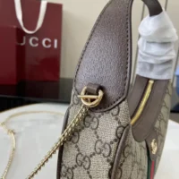 Gucci Women Ophidia Small Shoulder Bag-Brown 838463 (1)