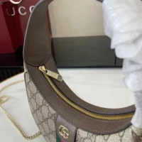 Gucci Women Ophidia Small Shoulder Bag-Brown 838463 (1)