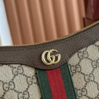 Gucci Women Ophidia Small Shoulder Bag-Brown 841341 (1)