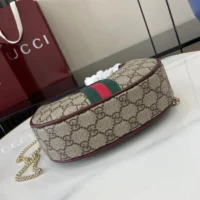Gucci Women Ophidia Small Shoulder Bag-Maroon 838463 (1)