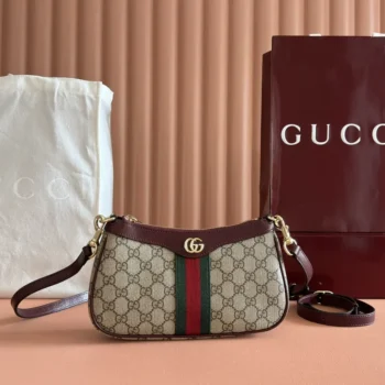 Gucci Women Ophidia Small Shoulder Bag-Maroon 841341