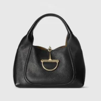 Gucci Women Softbit Medium Top Handle Bag-Black ‎837467