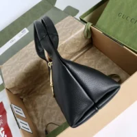 Gucci Women Softbit Medium Top Handle Bag-Black ‎837467 (1)