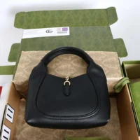 Gucci Women Softbit Medium Top Handle Bag-Black ‎837467 (1)