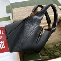 Gucci Women Softbit Medium Top Handle Bag-Black ‎837467 (1)