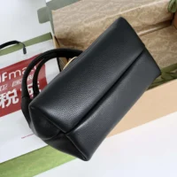 Gucci Women Softbit Medium Top Handle Bag-Black ‎837467 (1)
