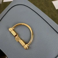 Gucci Women Softbit Medium Top Handle Bag-Blue ‎837467 (1)