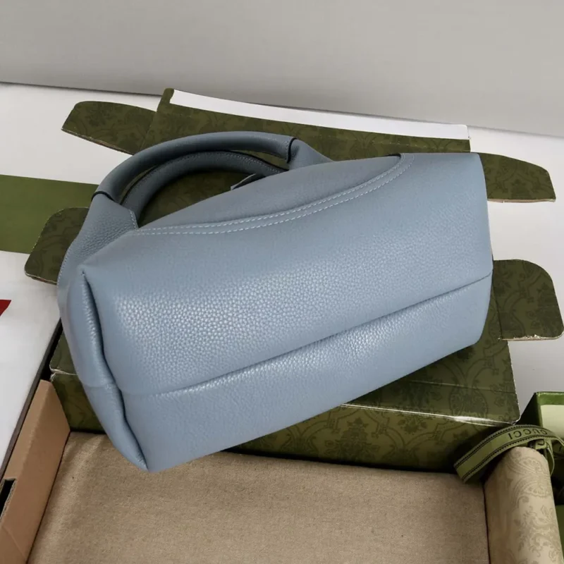 Gucci Women Softbit Medium Top Handle Bag-Blue ‎837467