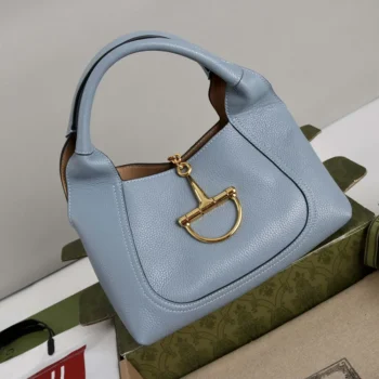 Gucci Women Softbit Medium Top Handle Bag-Blue ‎837467