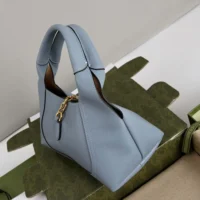 Gucci Women Softbit Medium Top Handle Bag-Blue ‎837467 (1)