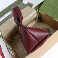 Gucci Women Softbit Medium Top Handle Bag-Maroon ‎837467 (1)