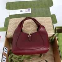 Gucci Women Softbit Medium Top Handle Bag-Maroon ‎837467 (1)